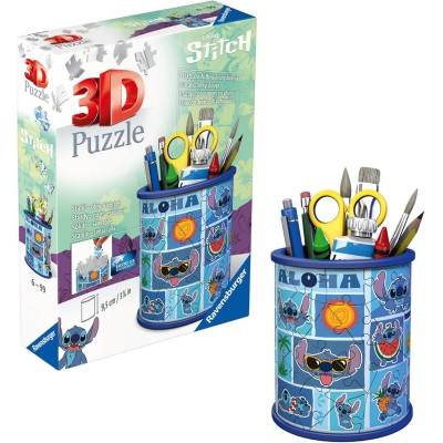 Puzzle 3D Portapenne Stitch