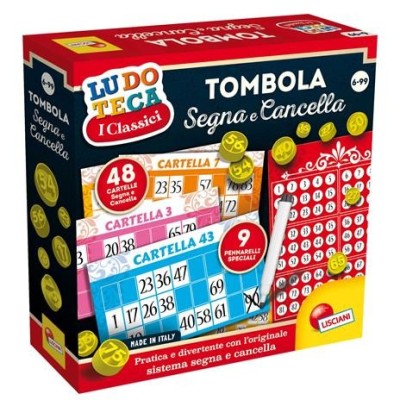 Ludoteca Tombola Segna/Cancella 48 Carte