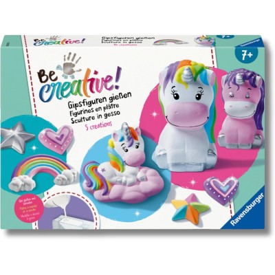 Be Creative Midi XL Creazioni In Gesso Unicorni