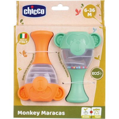 Chicco Monkey Maracas Eco