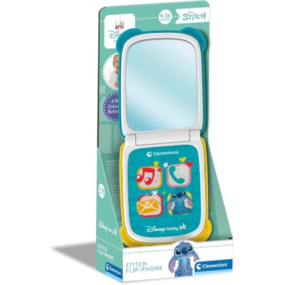 Baby Clementoni Disney Stitch Flip Phone