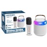 Cassa Acustica Wireless Con Microfono Senza Filo E Luci RGB
