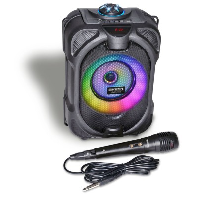 Wireless Speaker With Microphone & RGB Lights