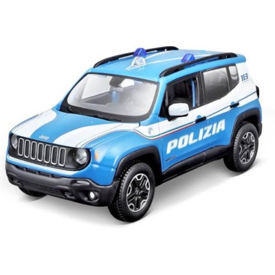 Burago Auto Polizia Jeep Renegade in scala 1:24