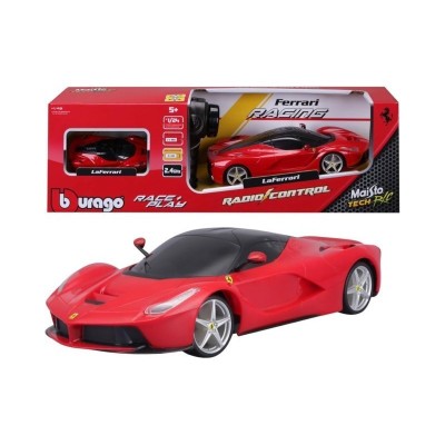 Maisto Auto Radiocomandata in Scala 1:24 Ferrari con Auto 1:43