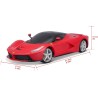 AUTO R/C 1:24 FERRARI C/AUTO 1:43
