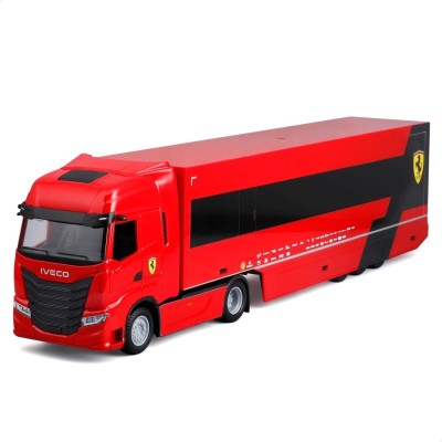 Burago Camion in Scala 1:43 Formula 1 Iveco Ferrari