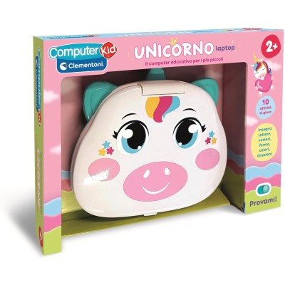 Clementoni - Computer Kid Unicorno Laptop