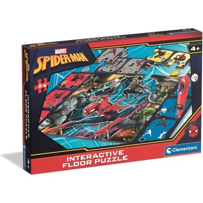 Clementoni - Puzzle Interattivo Da Pavimento Spiderman