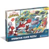 Clementoni - Puzzle Interattivo Da Pavimento Marvel Spidey And His Amazing Friends