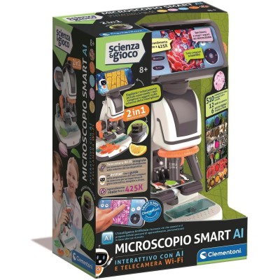 Clementoni Scienza&Gioco - Microscopio Smart Ai