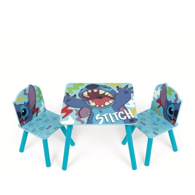 ARDITEX - Set Tavolo e 2 Sedie in Legno STITCH - WD16657