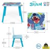 ARDITEX - Set Tavolo e 2 Sedie in Legno STICH - WD16657