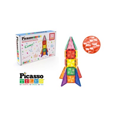Picasso Costruzioni Magnetiche 30 Pezzi