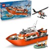 LEGO City Motoscafo di Soccorso ed Elicottero della Guardia Costiera - 60504