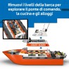 LEGO City Motoscafo di Soccorso ed Elicottero della Guardia Costiera - 60504