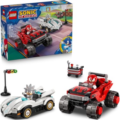 LEGO Sonic the Hedgehog™: Auto di Silver Contro Monster Truck di Knuckles 77118