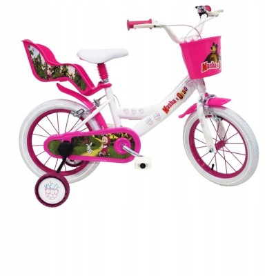Bicicletta per Bambini Bottari 14" con Motivo Masha e Orso