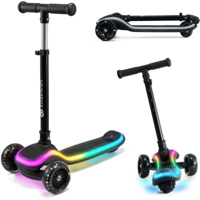 Monopattino 3 Ruote e LED Halley Rosa di Kinderkraft