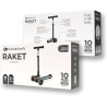 Monopattino 3 Ruote e LED Halley Rosa di Kinderkraft