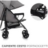 Kinderkraft TIK Passeggino Leggero e Compatto Grigio