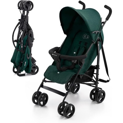 Kinderkraft TIK Passeggino Leggero con Schienale Reclinabile e Copertura Antipioggia