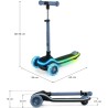 Monopattino 3 Ruote e LED Halley di Kinderkraft
