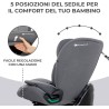 Seggiolino Auto Sicuro Kinderkraft ONETO3 I-SIZE Grigio
