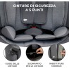 Seggiolino Auto Sicuro Kinderkraft ONETO3 I-SIZE Grigio