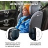 Seggiolino Kinderkraft ONETO3 I-SIZE 76-150 Nero