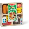 Set Gruppi di Cibo Melissa & Doug - Gioco Educativo in Legno per Bambini