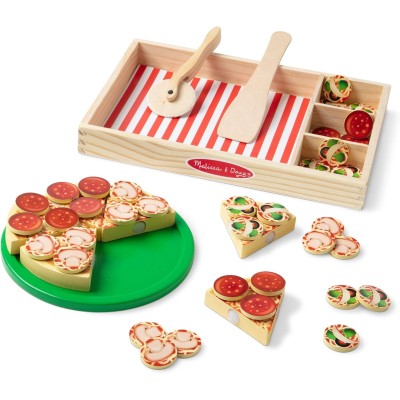 Melissa & Doug Set Pizza Party in Legno - Gioco Educativo per Bambini