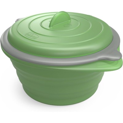 Vaporiera in Silicone Pieghevole Chicco - Cottura Sana e Pratica