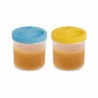Contenitori Porta Pappa Chicco da 250 ml - Confezione da 2