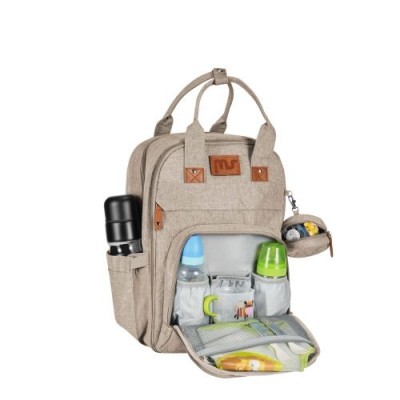 Zaino Storage Beige per Mamme Moderne