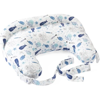 Cuscino Allattamento Boppy Deluxe Fish Fun
