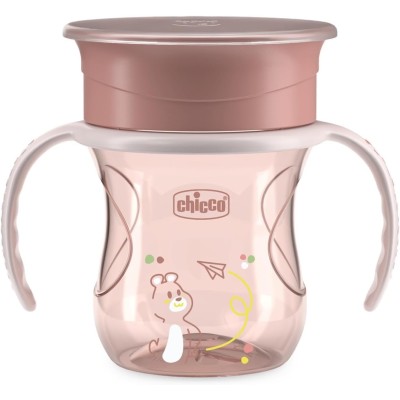 Chicco Tazza Perfect X 360 Rosa 12m+ - Tazza per Bambini