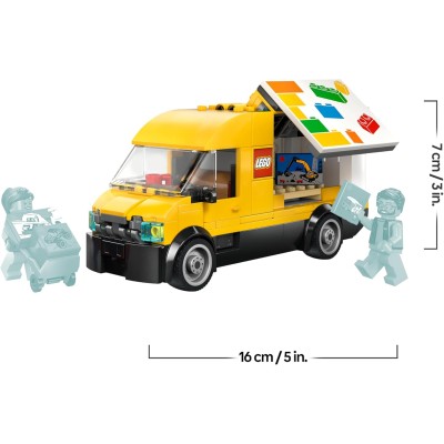 Furgone LEGO City con Minifigure - Set di Costruzione