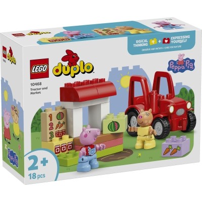 LEGO Duplo Trattore e Mercato Peppa Pig - 10468