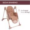 Seggiolone Polly Armonia Chicco Terracotta