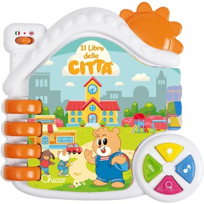 Chicco The City Book: Libro Interattivo Bilingue per Bambini