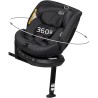 Seggiolino Auto Denver Girevole 360° i-Size 40-150 cm Grigio Scuro