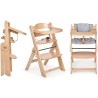 Seggiolone Evolutivo Pieghevole MS Full Plus Legno/Grigio