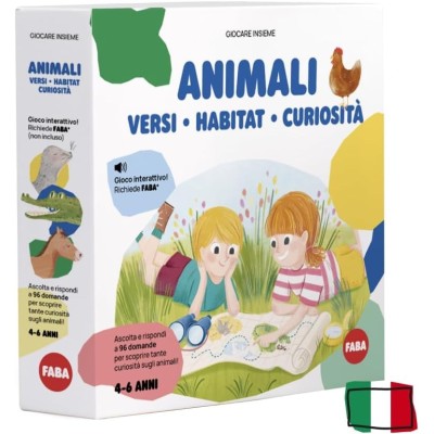 FABA+ Gioco Educativo Interattivo: Animali, Versi, Habitat e Curiosità