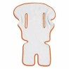 Italbaby - Copriseggiolone Universale Spugna Bianco/Arancione
