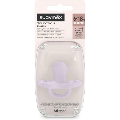 Succhietto Silicone Color Essence 6/18 Lavanda Suavinex
