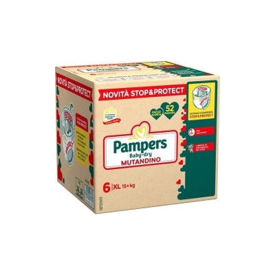 Pannolini Baby Dry Mutandino Quadripack Taglia 6 XL (15-30 kg)