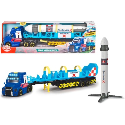 Dickie Toys Space Mission Truck - Camion Spaziale con Razzo