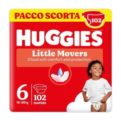 Pannolini Huggies MOVERS GIGA TG.6 15-30KG 102PZ