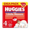 Huggies Pannolini Little Movers Mutandina Gigapack TG4 - 120 Pannolini